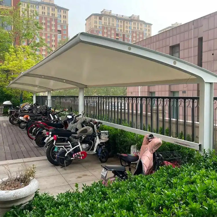 东宁市膜结构电动车棚